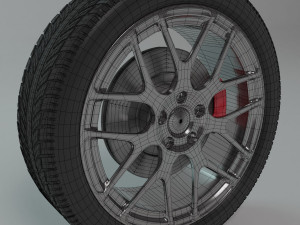 wheel 3D 模型