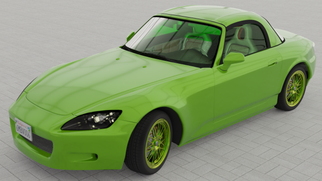 sportcar 3D Model .c4d .max .obj .3ds .fbx .stl .blend 