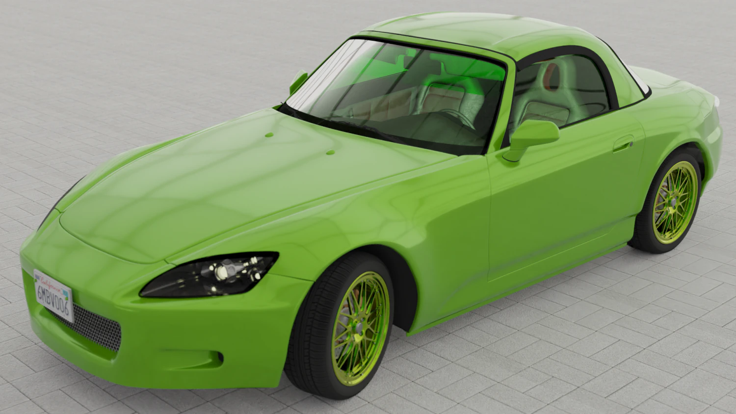 sportcar 3D Model .c4d .max .obj .3ds .fbx .stl .blend 