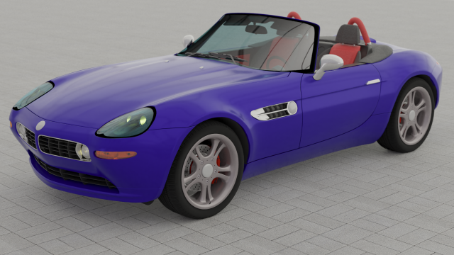 sportcar 3D मॉडल .c4d .max .obj .3ds .fbx .stl .blend 