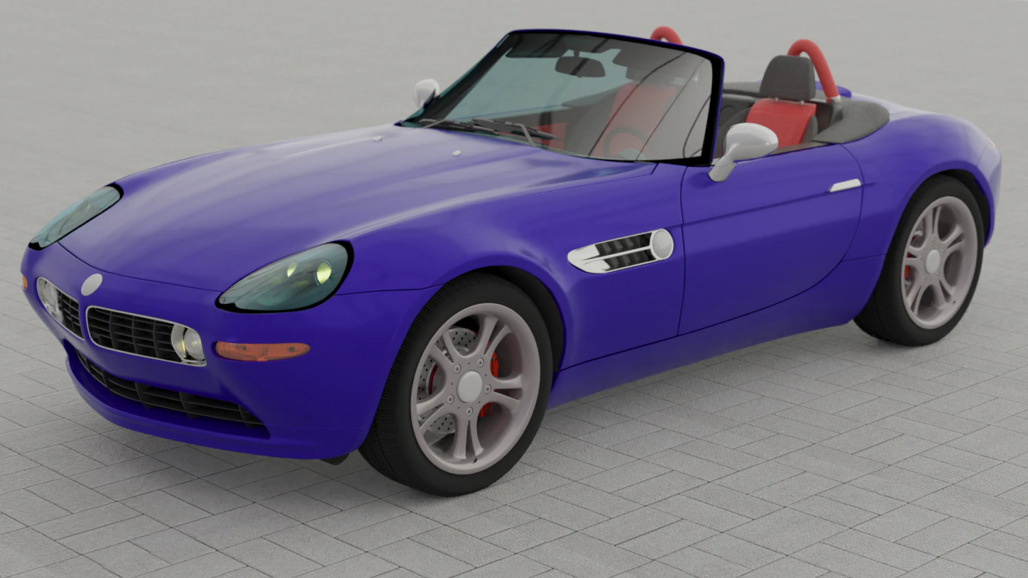 sportcar 3D Model .c4d .max .obj .3ds .fbx .stl .blend 