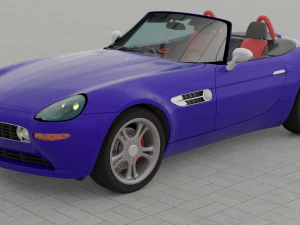 auto sportiva Modello 3D