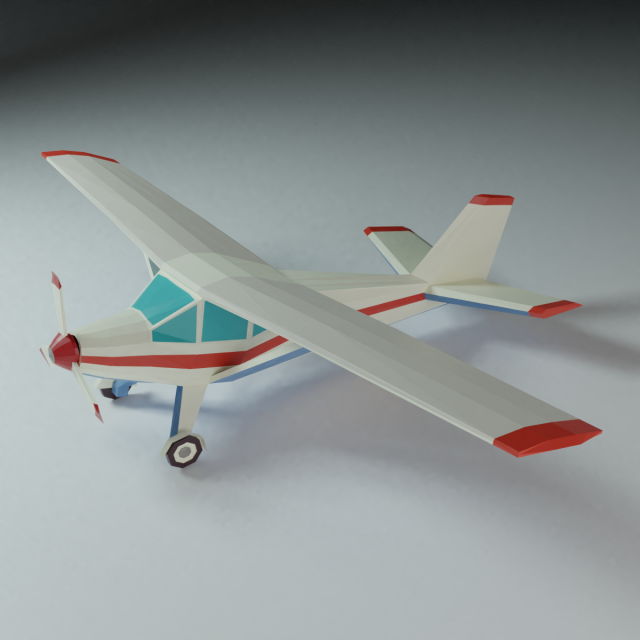 aeroplane 3D Модель .c4d .max .obj .3ds .fbx .stl .blend 