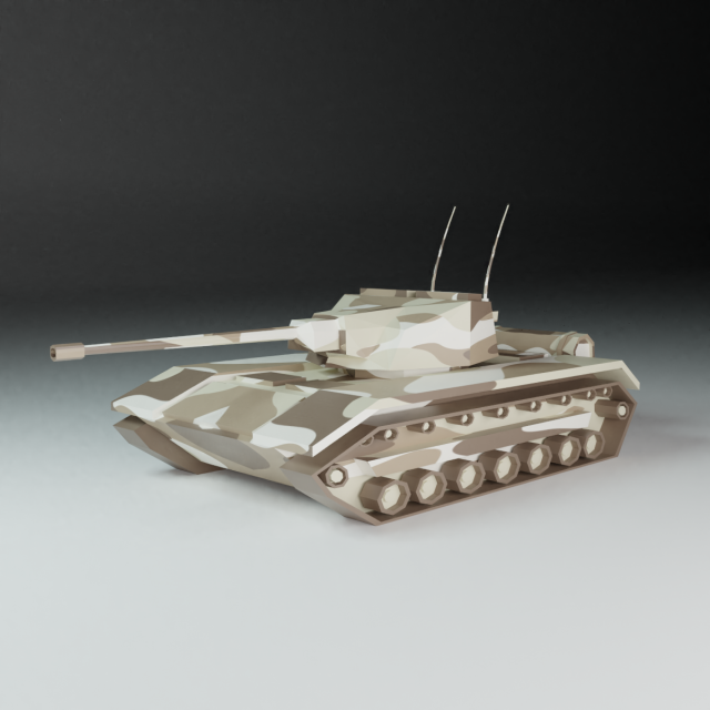tank 3D 模型 .c4d .max .obj .3ds .fbx .stl .blend 