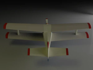 biplane lowpoly 3D Model