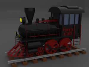 train Modèle 3D
