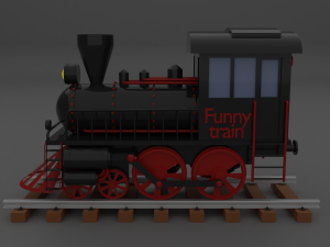 train 3D Model