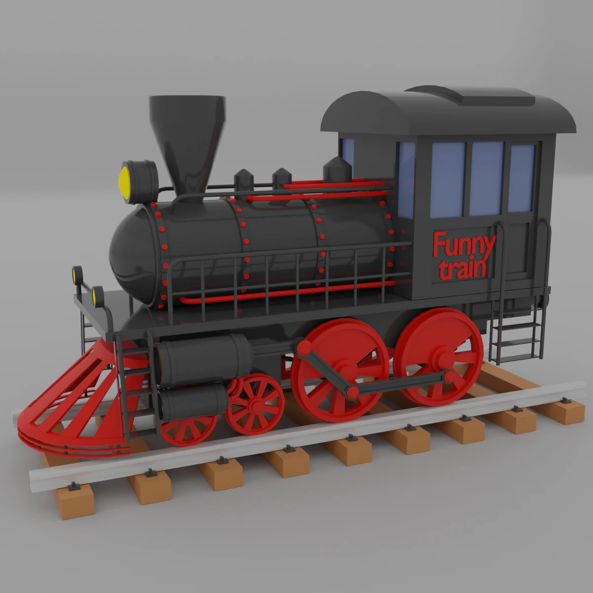 train 3D Model .c4d .max .obj .3ds .fbx .stl .blend 