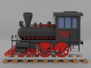 train 3D 模型
