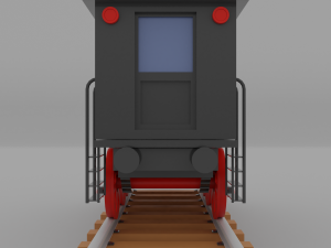 train 3D 模型