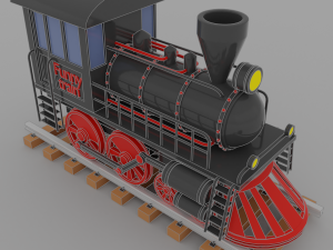 train 3D 模型