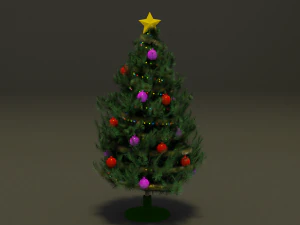 рождественская сосна 3D Модель