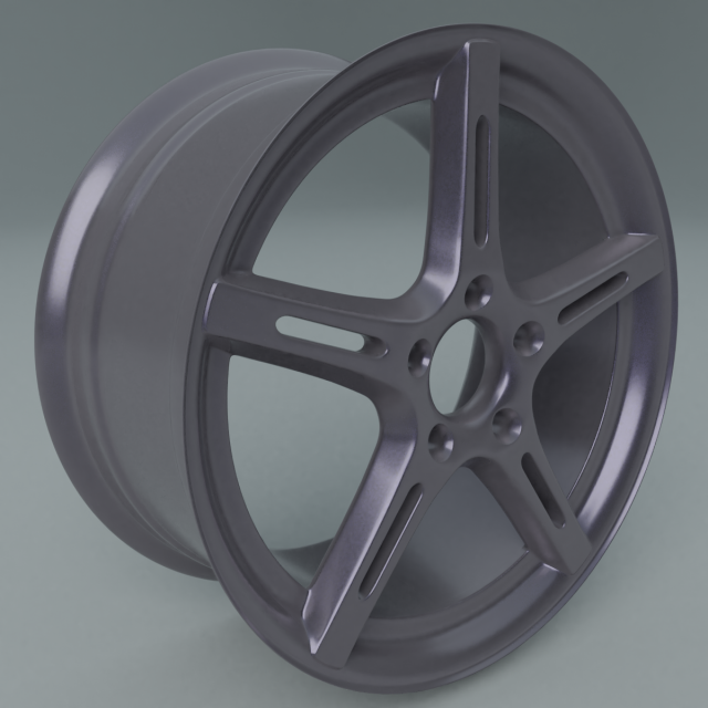 car rim Model 3D .c4d .max .obj .3ds .fbx .stl .blend 
