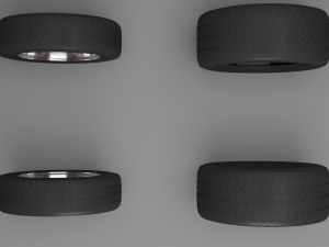 car wheels 3D Model