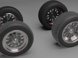 car wheels 3D Model