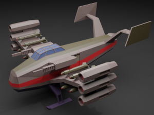 spaceship 3D Model