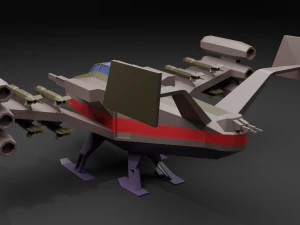 spaceship 3D Model