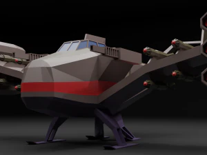 spaceship 3D Model