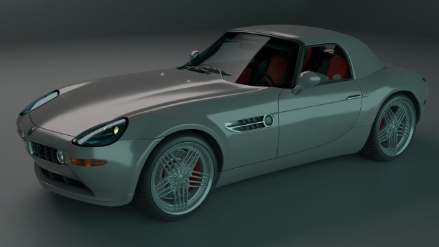 classic car 3D 模型 .c4d .max .obj .3ds .fbx .stl .blend