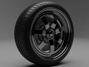 ruota dell'auto Modello 3D