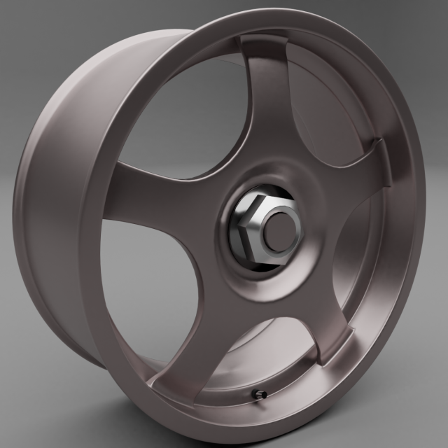 car rim 3D Модель .c4d .max .obj .3ds .fbx .stl .blend