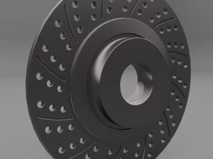disco freno auto Modello 3D