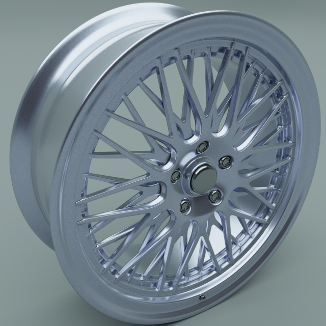 car rim 3D Model .c4d .max .obj .3ds .fbx .stl .blend