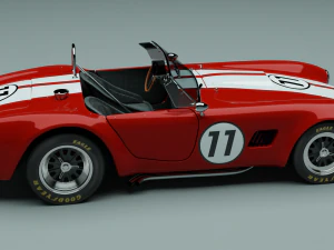 auto d'epoca Modello 3D