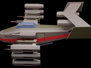 spaceship 3D Model