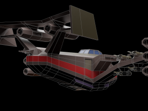 spaceship 3D-Modell