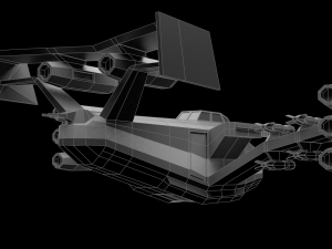 spaceship 3D-Modell