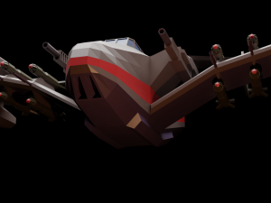 spaceship 3D-Modell