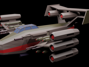 spaceship Modèle 3D