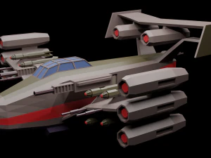 pesawat ruang angkasa Model 3D