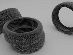 car tire 3D Model