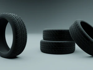 car tire 3D Model