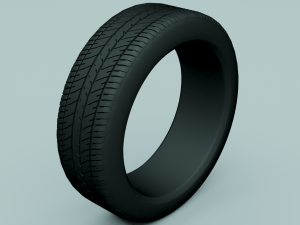 car tire 3D Модель