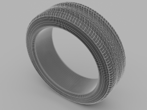 car tire 3D Модель