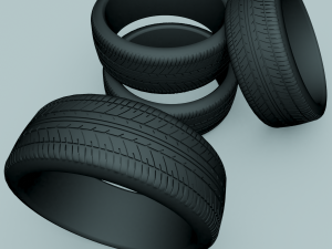 car tire 3D Model