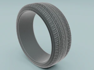 car tire 3D Model