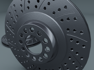 car brake disk 3D मॉडल