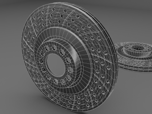 car brake disk Modello 3D