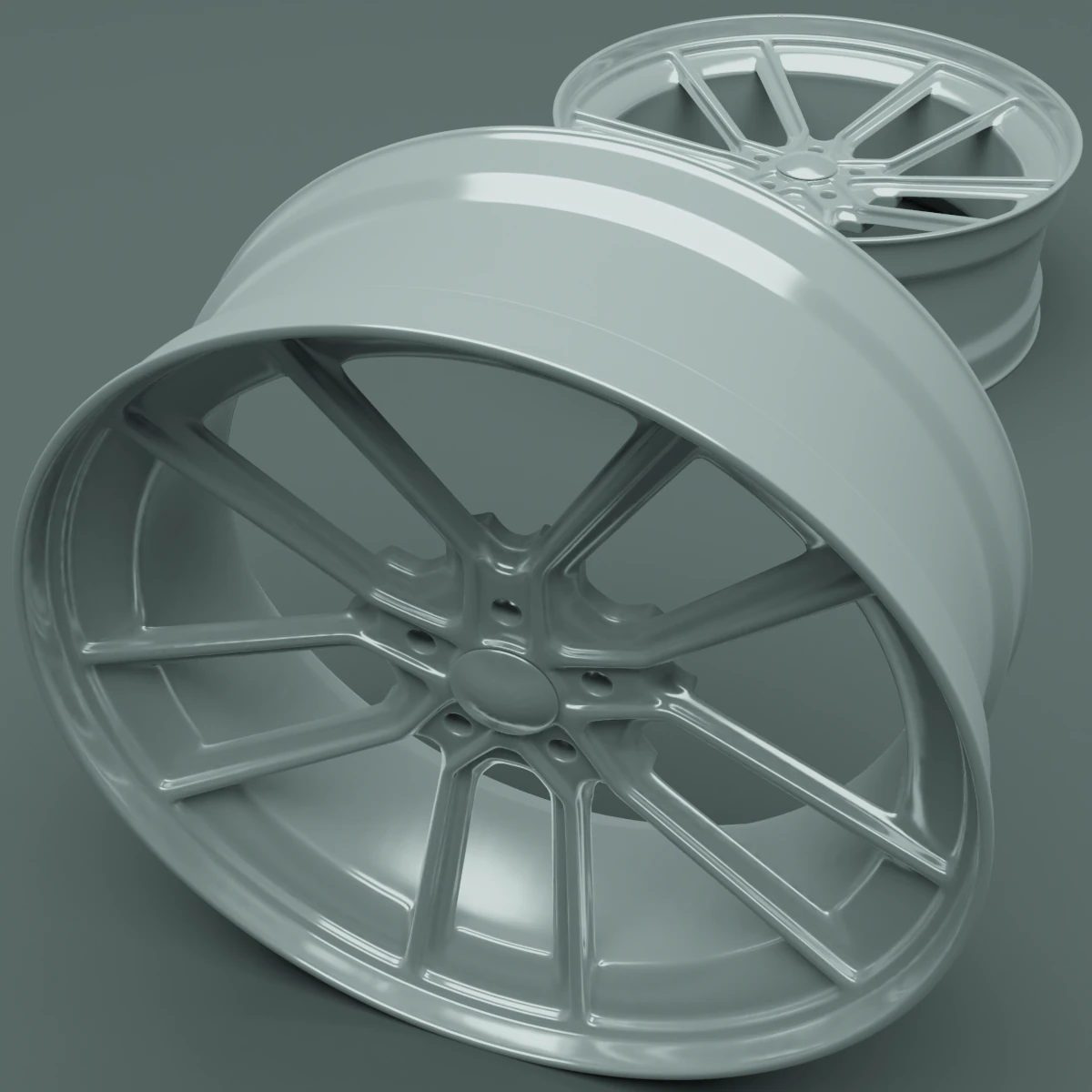 car rim 3D Model .c4d .max .obj .3ds .fbx .stl .blend 