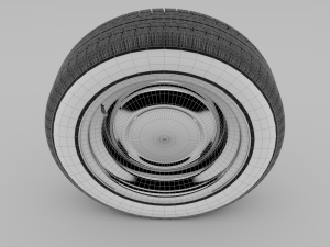 car wheel Model 3D