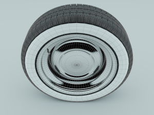 car wheel Model 3D