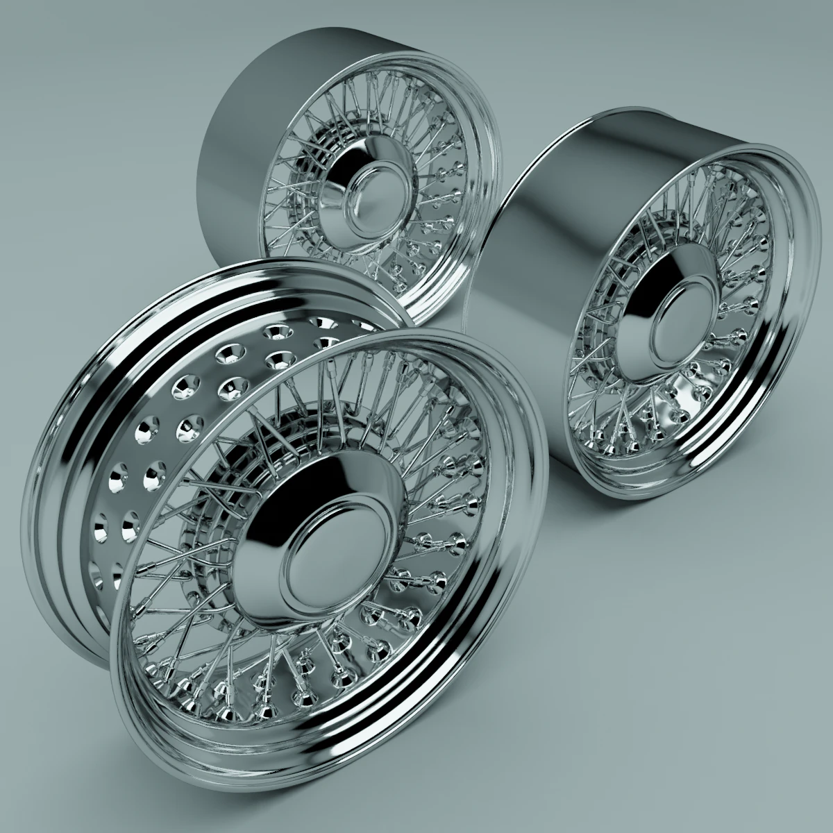 car rim 3D Model .c4d .max .obj .3ds .fbx .stl .blend 