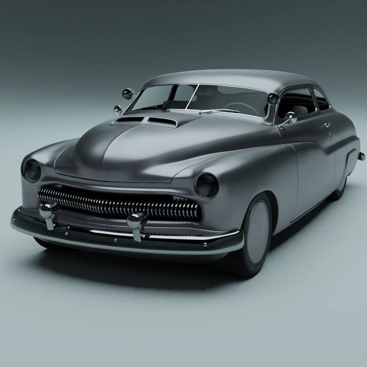 класичний автомобіль 3D Модель .c4d .max .obj .3ds .fbx .stl .blend 