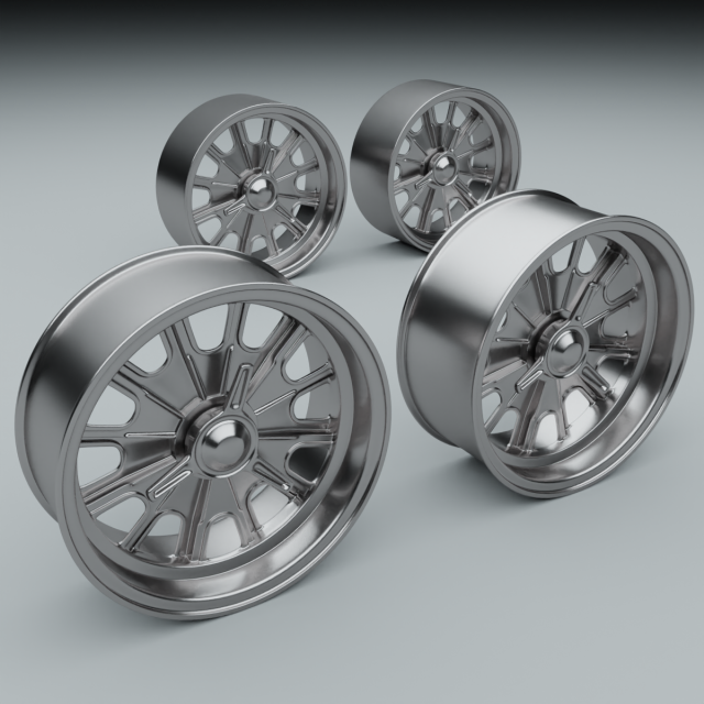 car rim 3D 모델 .c4d .max .obj .3ds .fbx .stl .blend 