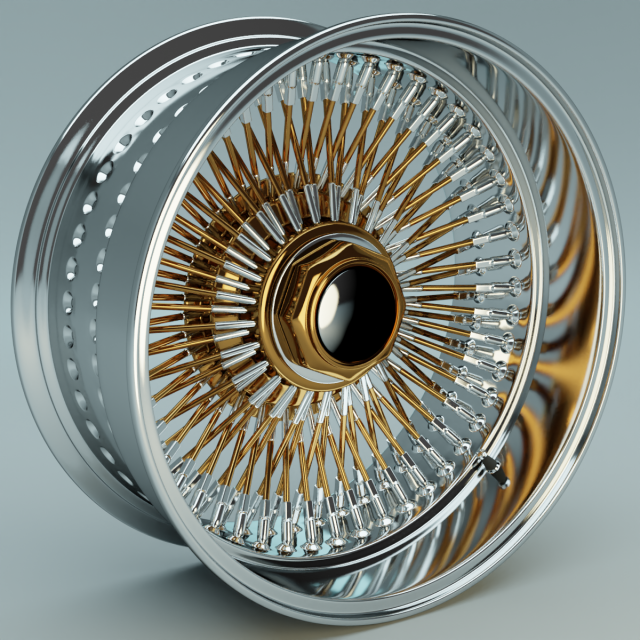 car rim 3D 模型 .c4d .max .obj .3ds .fbx .stl .blend