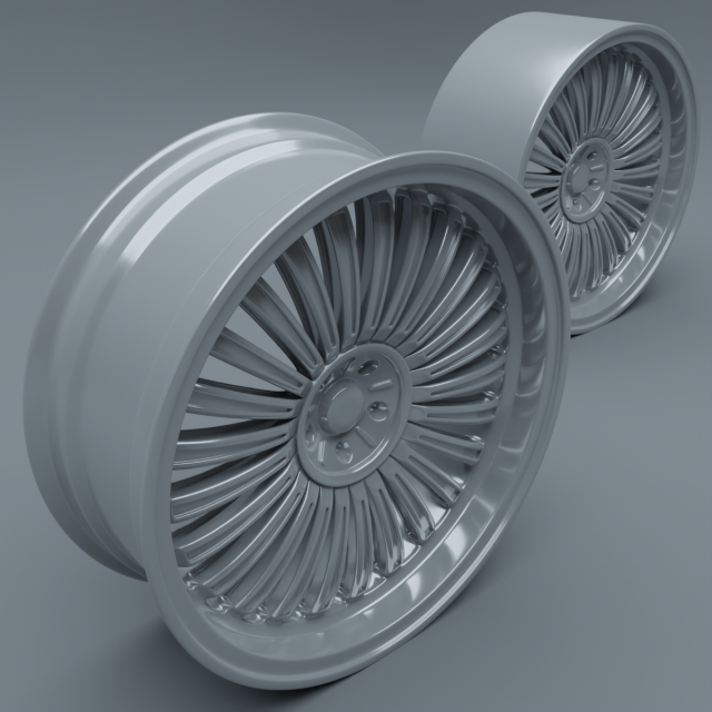 car rims Model 3D .c4d .max .obj .3ds .fbx .stl .blend 